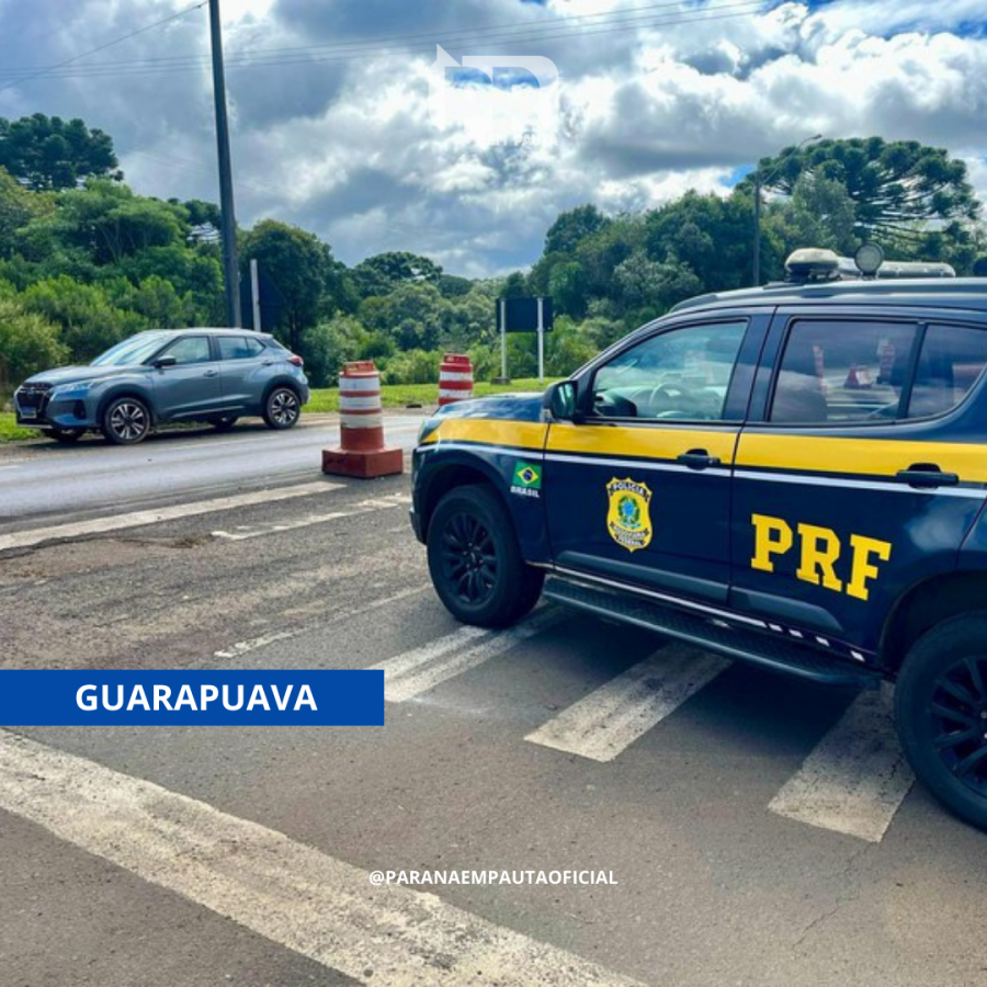 PRF recupera carro furtado duas vezes no Paraná