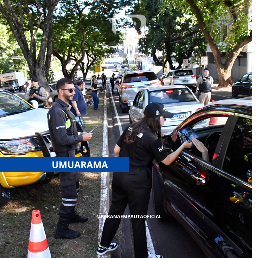 Com 243 acidentes e 3 mortes em 2024, Umuarama intensifica ações do Maio Amarelo