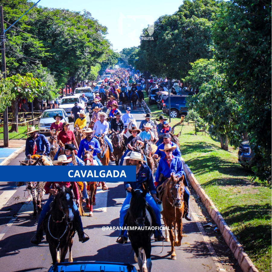 Cavalgada dos Amigos reúne participantes de várias cidades do Paraná e reforça união da comunidade em Serra dos Dourados