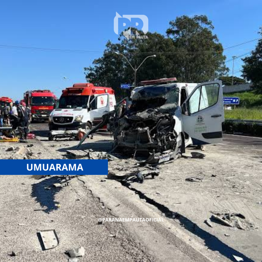 VÍDEO | Câmera de segurança flagra momento exato de grave acidente na PR-323