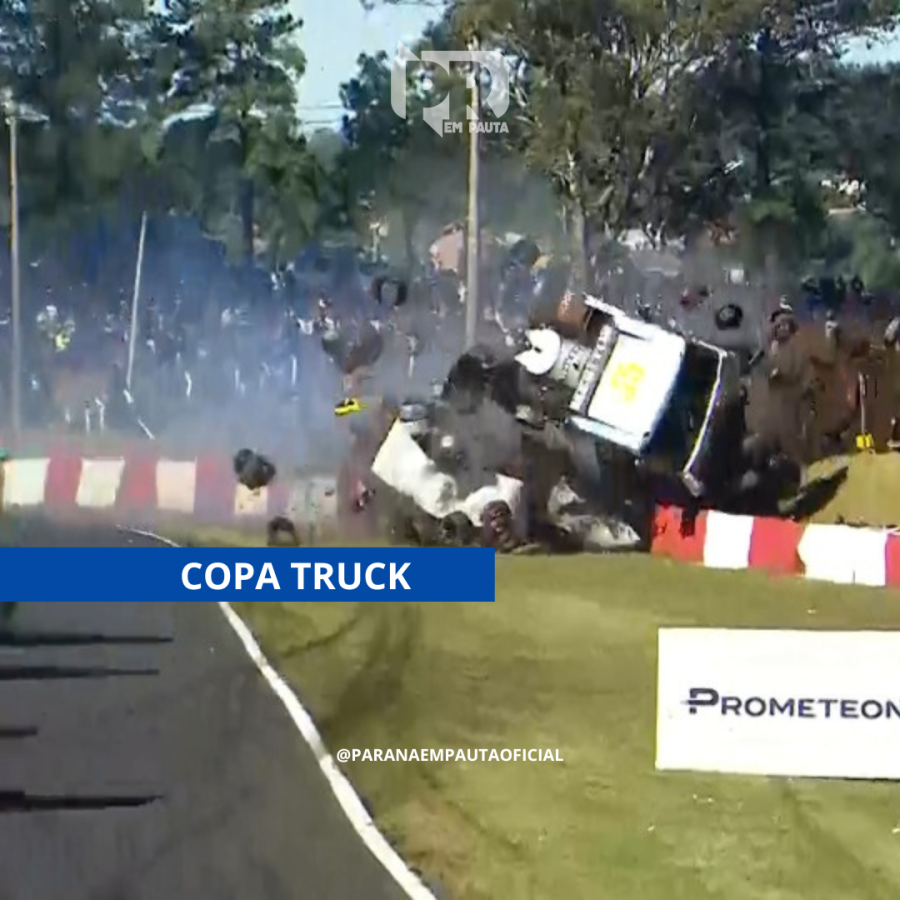 VÍDEO | Copa Truck tem vitórias de Raphael Abbate e Wellington Cirino em Tarumã, com emoção e acidente impressionante