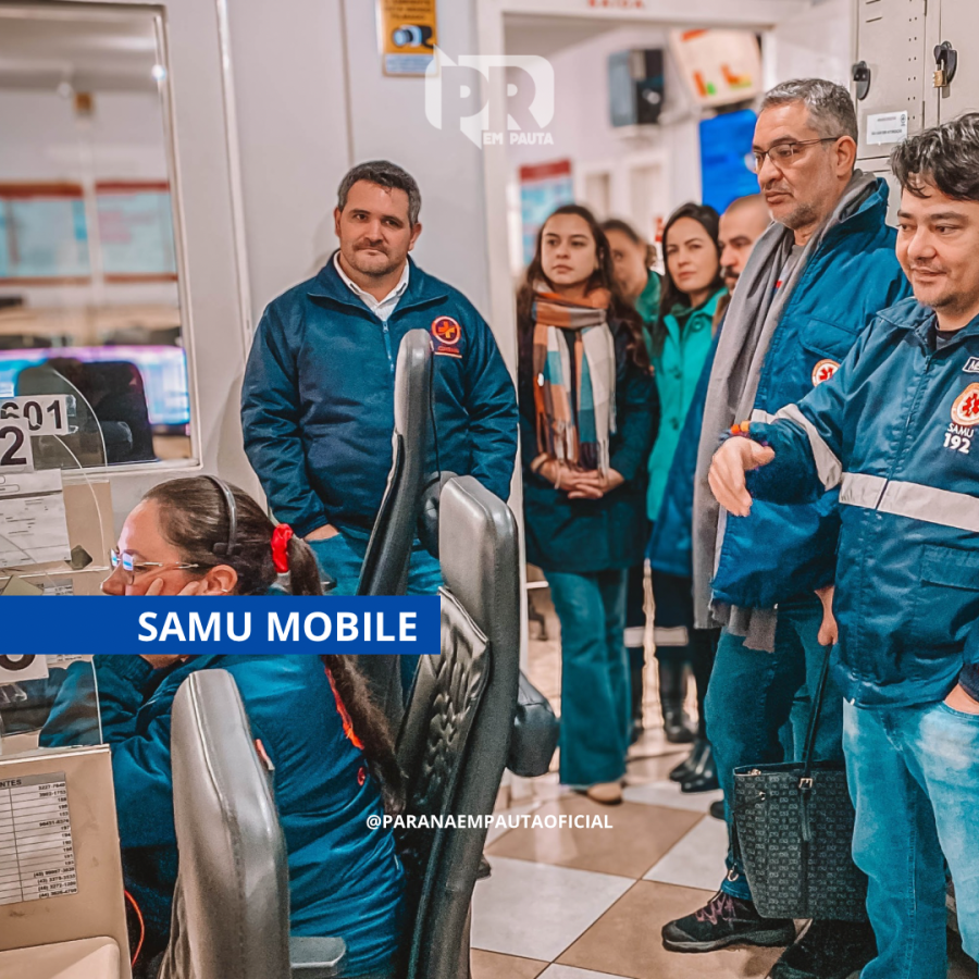 Paraná inicia implantação do SAMU Mobile, novo sistema digital para atendimentos de urgência