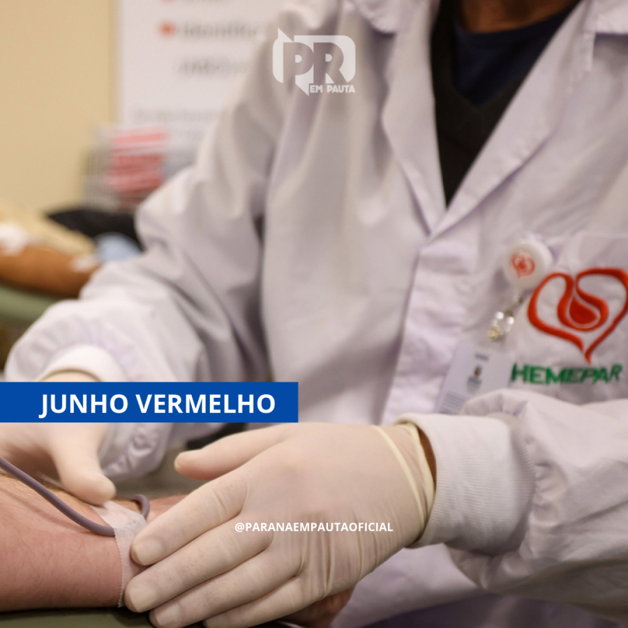 Junho Vermelho: Paraná registra quase 23 mil doações de sangue e reforça campanha permanente