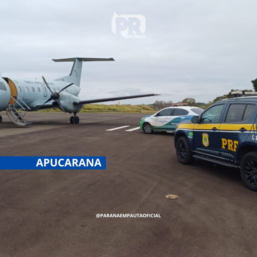 PRF realiza escolta urgente para transporte de coração em Apucarana