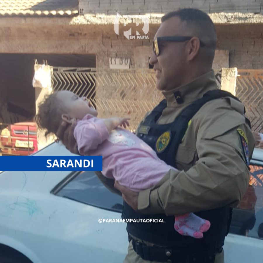 PM salva bebê engasgado em Sarandi com manobra de Heimlich