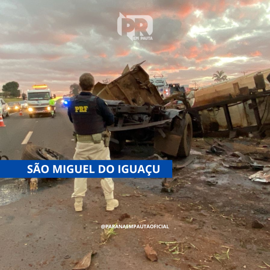 Acidente na BR-277 deixa cinco feridos em São Miguel do Iguaçu