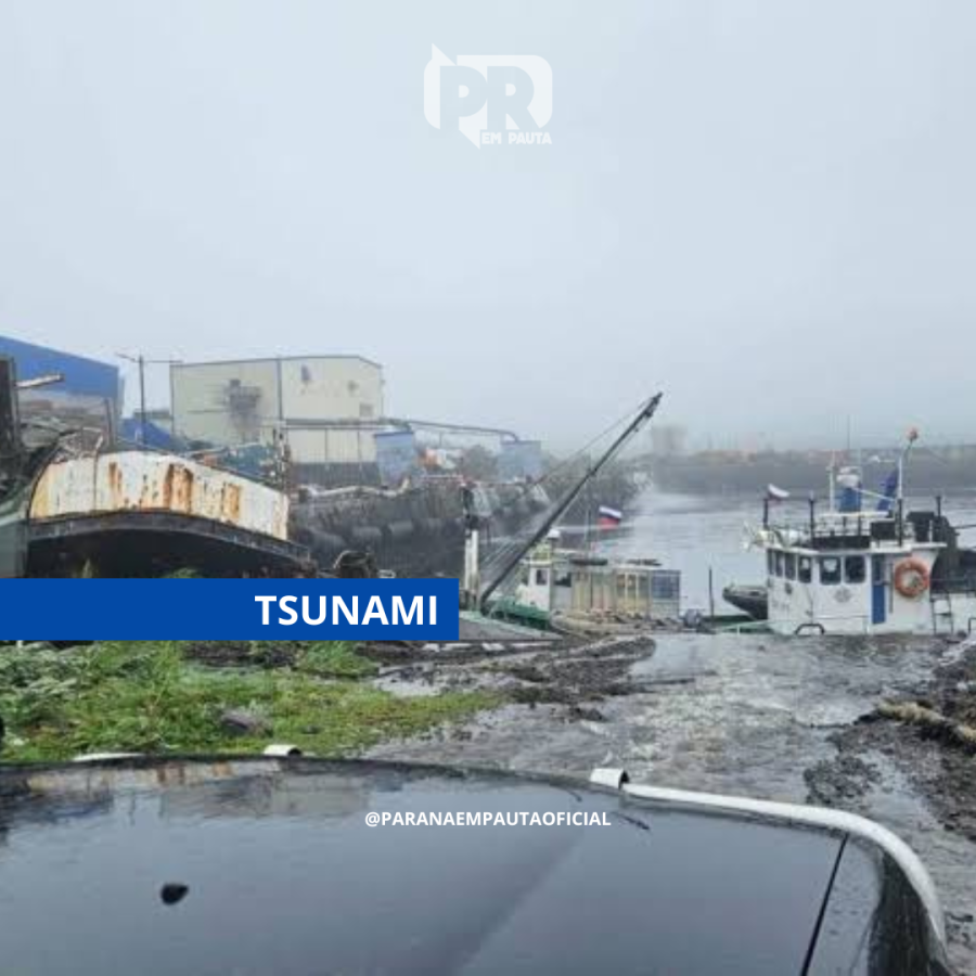 Tsunami atinge países banhados pelo Pacífico após terremoto de magnitude 8,8 na costa da Rússia