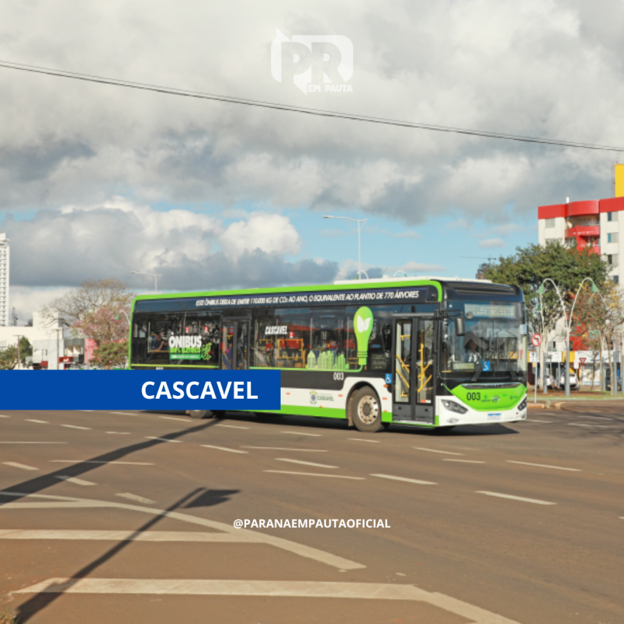 Cascavel é finalista em prêmio nacional de mobilidade sustentável com frota de ônibus elétricos