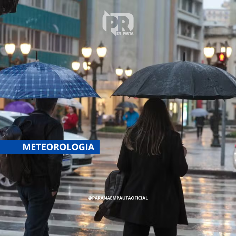 Frente fria avança e muda o tempo no Paraná após fim de semana de calor intenso
